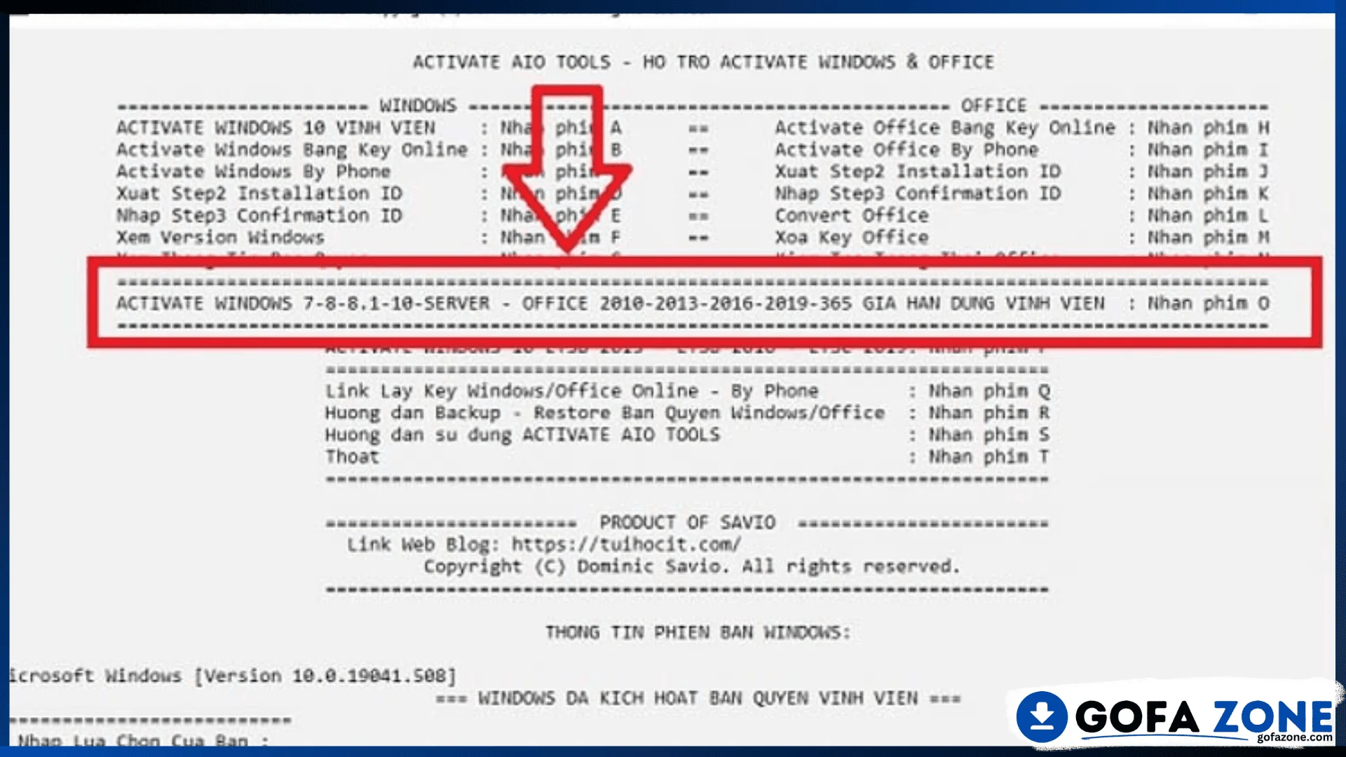 Activate AIO Tools
