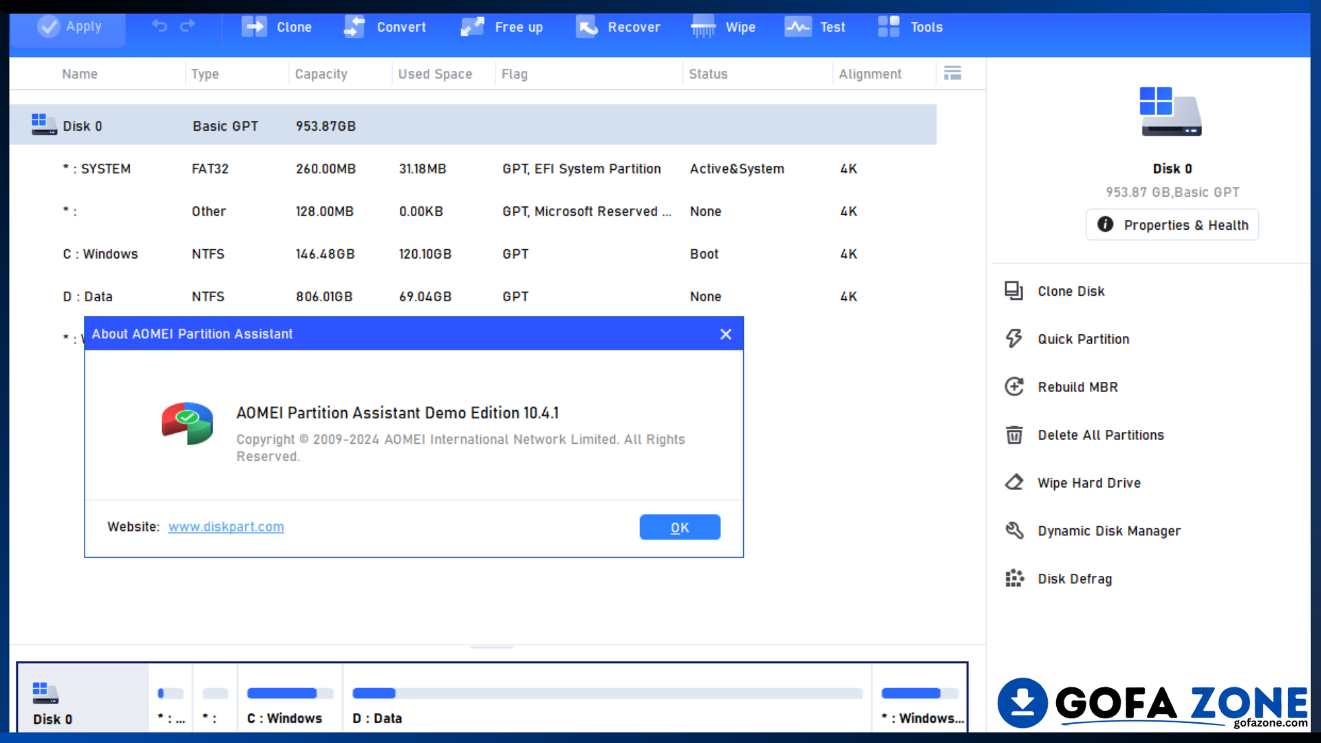 AOMEI Partition Assistant Pro