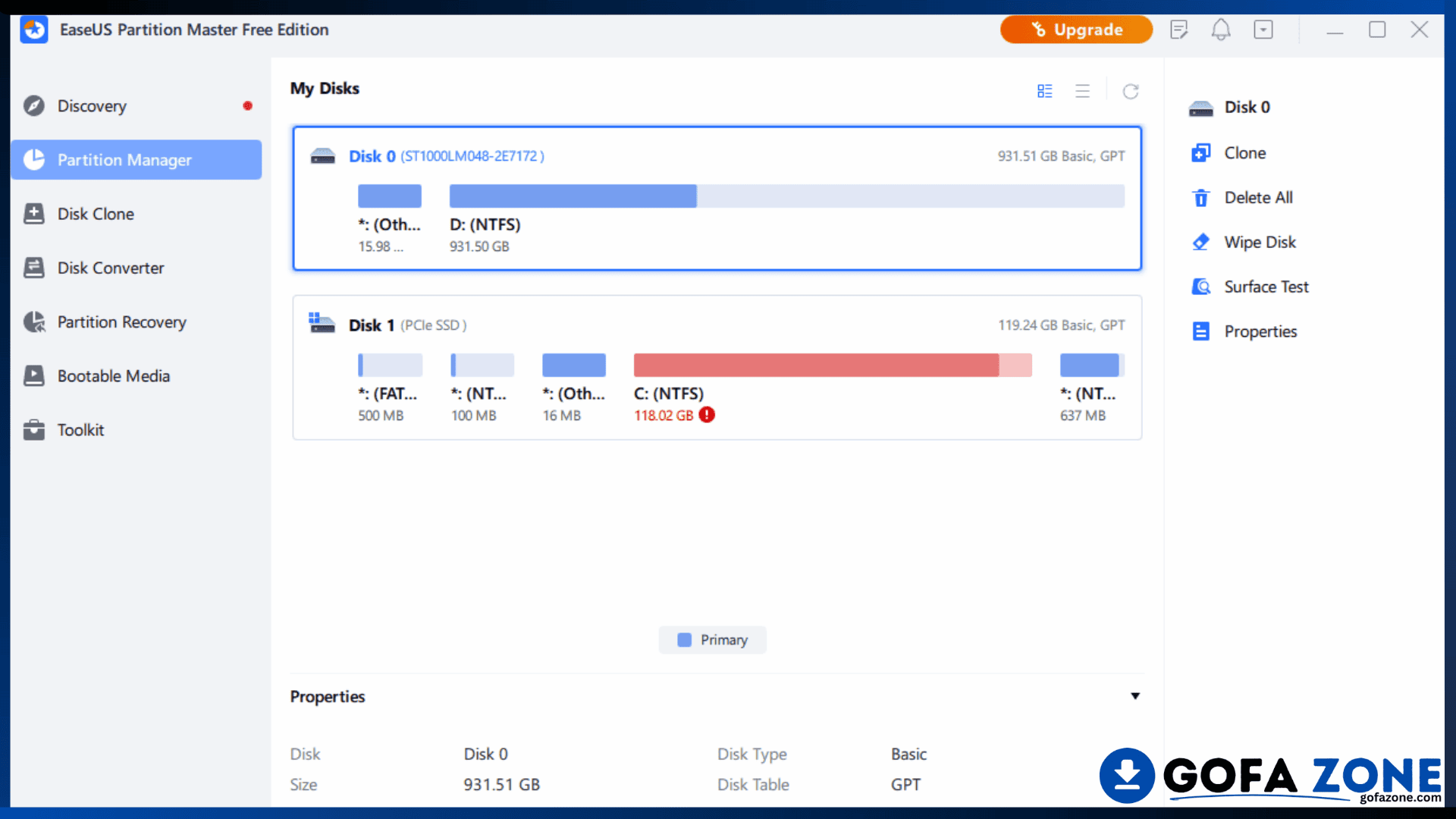 Easeus Partition Master Full Crack​
