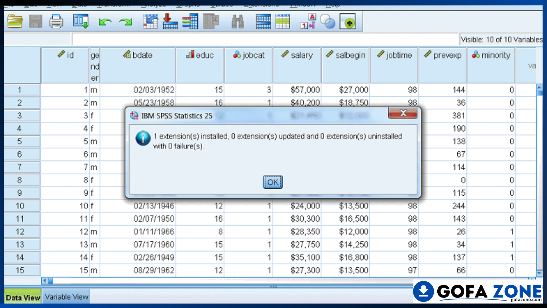 SPSS 25