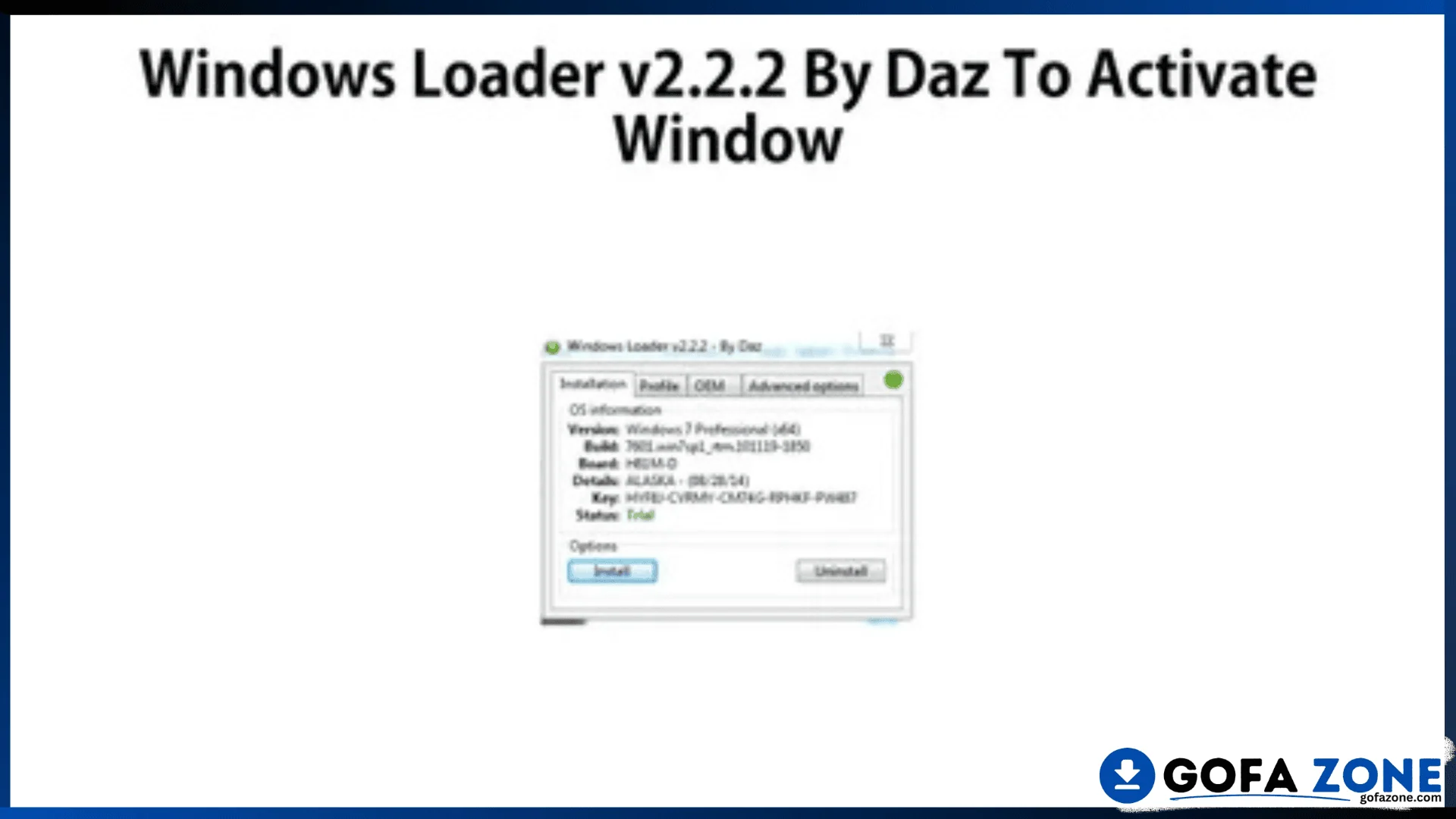 Trình tải Windows 2.2.2
