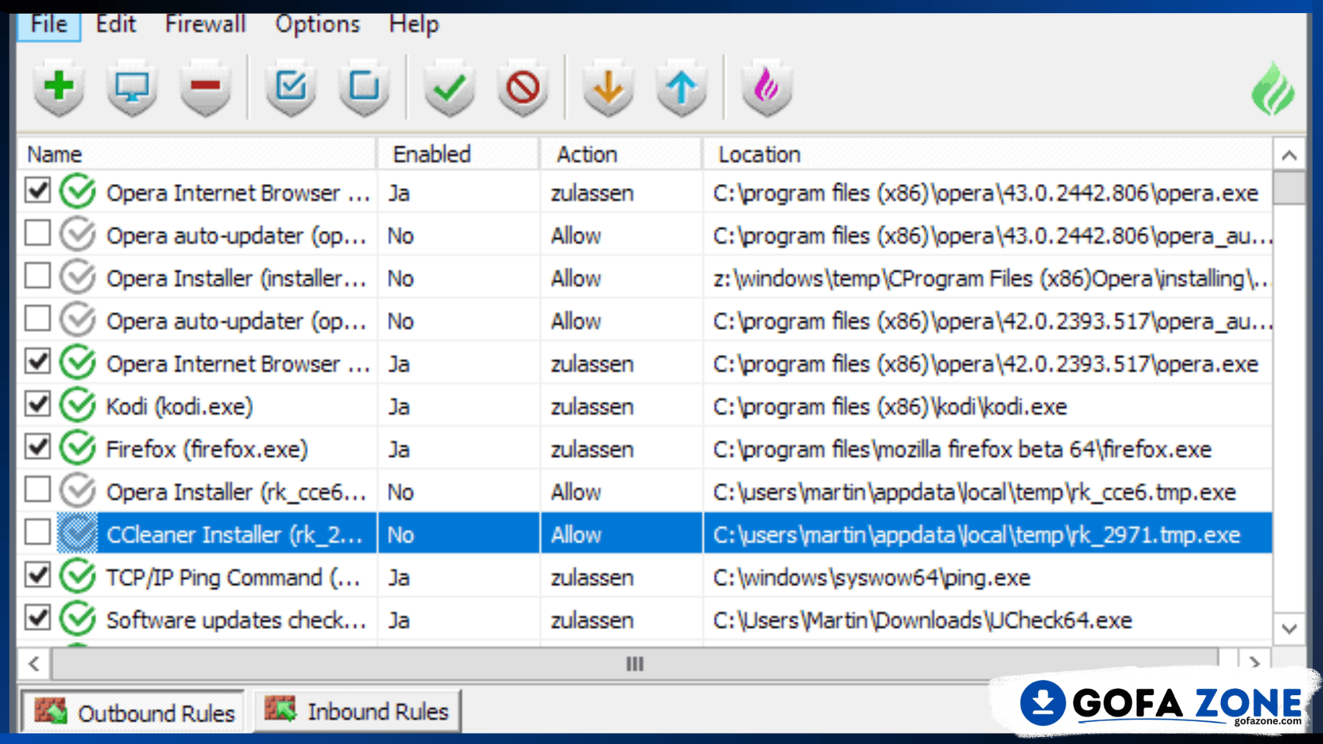 Firewall App Blocker